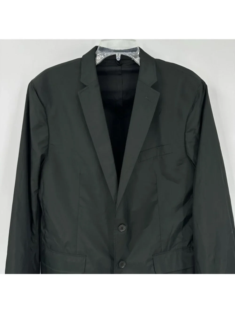BANANA REPUBLIC green jacket blazer sport coat 44R windbreakers slim fit casual